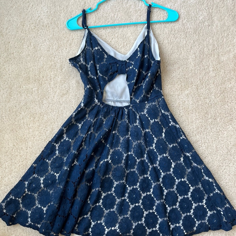 Altar’d state medium blue lace dress